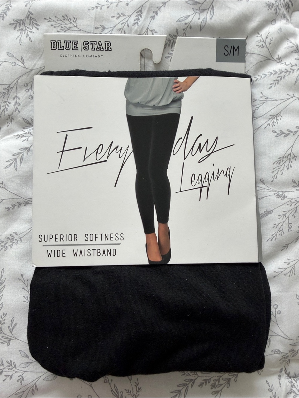 Blue Star Everyday Legging - Black